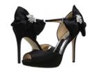 Badgley Mischka Samra (black Satin) High Heels