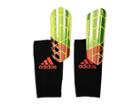 Adidas X Pro Shin Guards (solar Yellow/solar Red/black) Knee High Socks Shoes