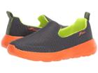 Skechers Kids Gowalk Max (little Kid/big Kid) (charcoal Orange) Boy's Shoes