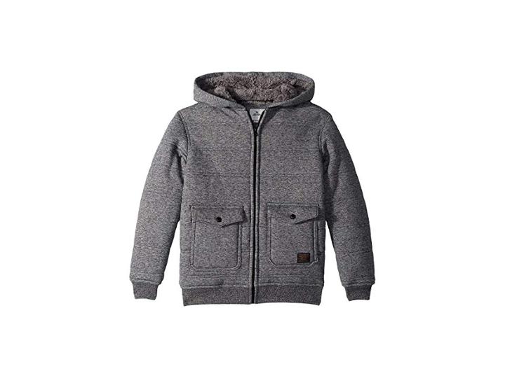 Rip Curl Kids Destination Sherpa Fleece (big Kids) (black) Boy's Fleece