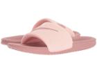 Nike Kids Kawa Slide Glitter (little Kid/big Kid) (rust Pink/rust Pink/storm Pink/black/black) Girls Shoes