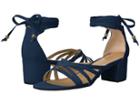 Adrienne Vittadini Alesia (navy Kid Suede) Women's Shoes