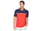 Puma Golf Bonded Tech Polo (peacoat/high Risk Red) Men's Short Sleeve Pullover
