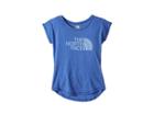The North Face Kids Tri-blend Scoop Neck Tee (little Kids/big Kids) (dazzling Blue Heather (prior Season)) Girl's T Shirt