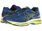 Asics Gel-nimbus(r) 19 (indigo Blue/safety Yellow/electric Blue) Men's Running Shoes