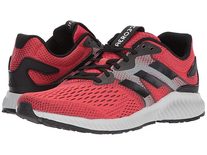 Adidas Running Aerobounce (hi-res Red/core Black/core Black) Men's Running Shoes