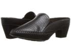 Rialto Vette (black/exotic) Women's Clog Shoes