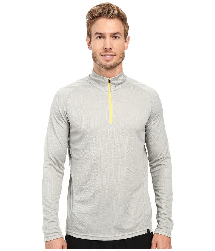 Prana Orion 1/4 Zip (silver) Men's T Shirt