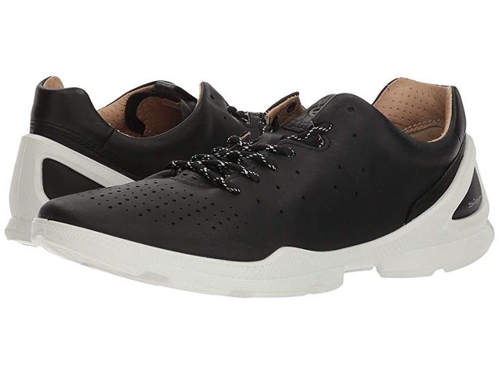 Ecco Biom Street Sneaker (black Yak Leather) Women's Lace Up Casual Shoes