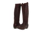 Frye Carson Lug Riding (dark Brown Stone Antiqued) Women's Pull-on Boots