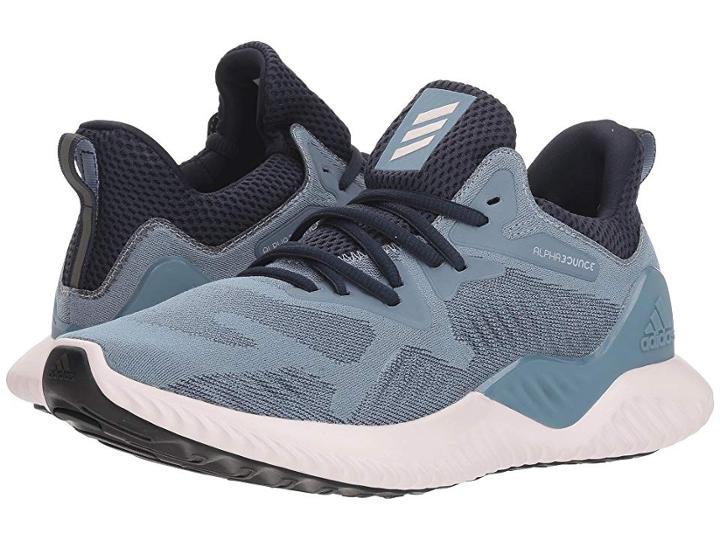 Adidas Running Alphabounce Beyond (raw Grey/orchid Tint/legend Ink) Women's Running Shoes