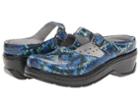 Klogs Cali (dark Blue Snake) Women's Clog Shoes