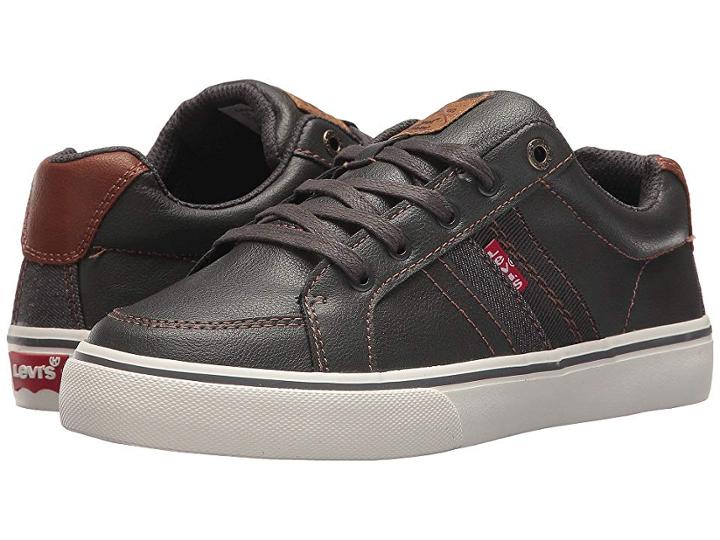 Levi's(r) Kids Turner Nappa (little Kid/big Kid) (charcoal/tan) Boys Shoes