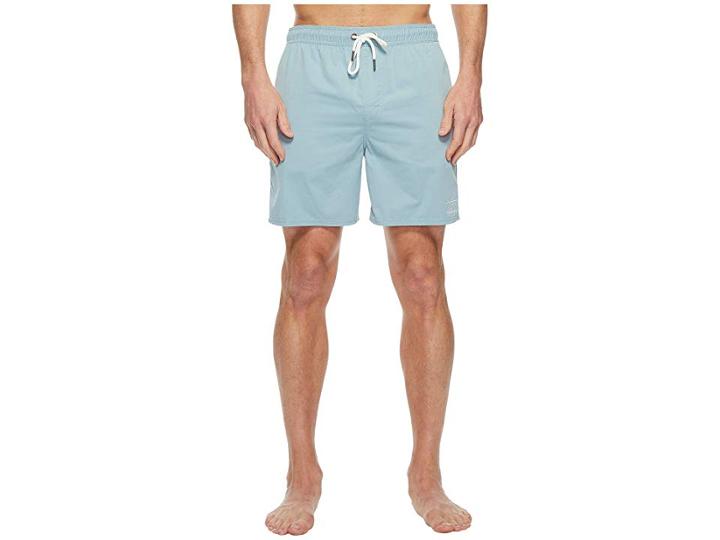 Rvca Horton Elastic Trunk (arona Blue) Men's Swimwear