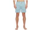 Rvca Horton Elastic Trunk (arona Blue) Men's Swimwear