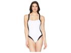 La Blanca Modern Muse Cross-back One-piece (white) Women's Swimsuits One Piece