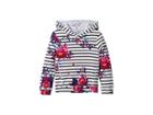 Joules Kids Striped Floral Hooded Sweatshirt (toddler/little Kids/big Kids) (stripe Chinoise Floral) Girl's Sweatshirt