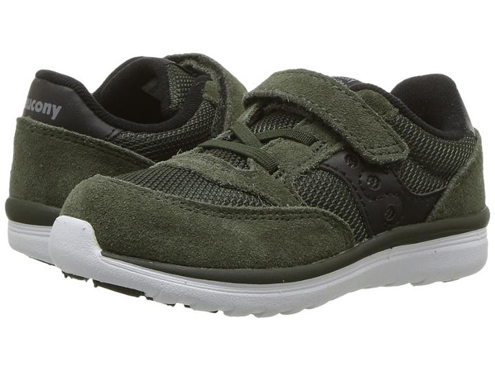 Saucony Kids Originals Jazz Lite (toddler/little Kid) (olive) Boys Shoes