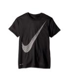 Nike Kids Dry Legend Training Tee (little Kids/big Kids) (black/white) Girl's T Shirt