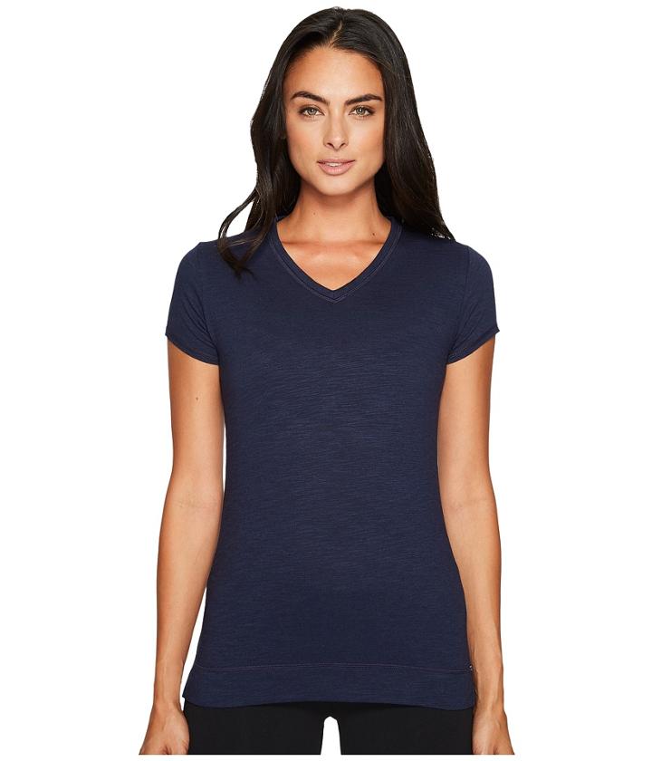 Tasc Performance Streets V Top (classic Navy Slub) Women's Clothing