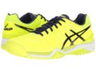 Asics Gel-resolution 7 (safety Yellow/indigo Blue/white) Men's Tennis Shoes
