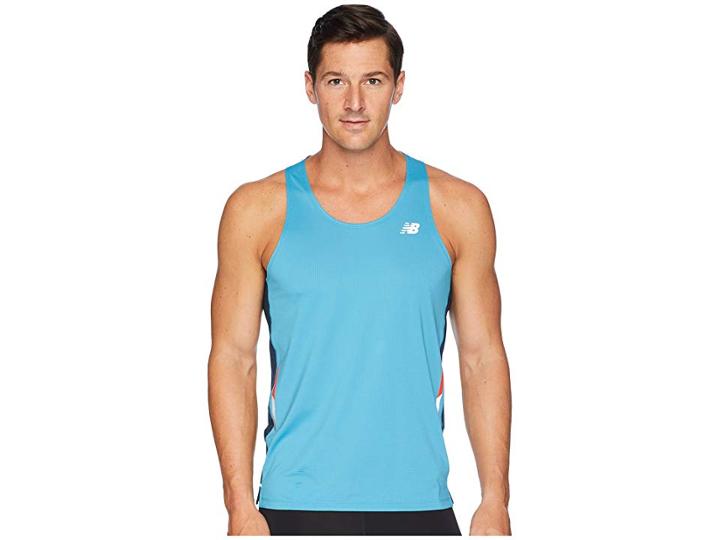 New Balance Nb Ice 2.0 Singlet (cadet) Men's Sleeveless