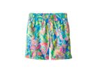 Lilly Pulitzer Kids Capri Trunks (toddler/little Kids/big Kids) (bennett Blue/surf Gypsea Swim) Boy's Swimwear