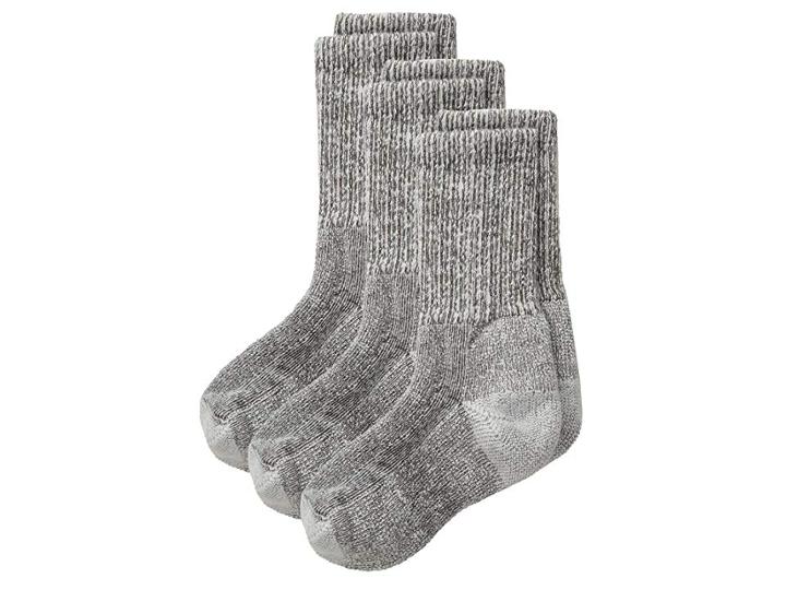 Thorlos Outdoor Crew 3-pair Pack (toddler/little Kid/big Kid) (walnut) Crew Cut Socks Shoes