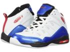 And1 Kids Breakout (little Kid/big Kid) (white/french Blue/fiery Red) Boys Shoes