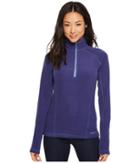 Marmot Rocklin 1/2 Zip (deep Dusk) Women's Clothing