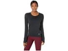 Nike Infinite Top Long Sleeve (black/reflective Silver) Women's Clothing