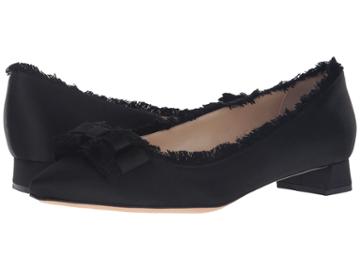 Jerome C. Rousseau Gall Frayed Bow (black) Women's Shoes