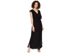 Michael Stars Plisse Ruffle Maxi Dress (black) Women's Dress