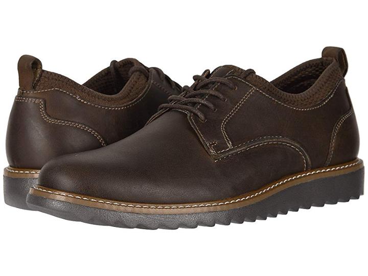 Dockers Elon (red Brown Waxed Full Grain) Men's Lace Up Casual Shoes