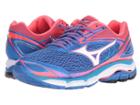 Mizuno Wave Inspire 13 (strong Blue/diva Pink/white) Girls Shoes