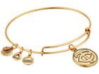 Alex And Ani Mlb(r) Minnesota Twins Charm Bangle (rafaelian Gold Finish) Bracelet