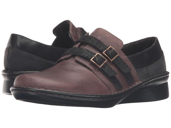 Naot Celesta (brown Haze Leather/black Raven Leather/oily Coal Nubuck/black Cr) Women's Shoes
