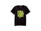 Nike Kids Full Court Awesome Dri-fit Tee (little Kids) (black) Boy's T Shirt