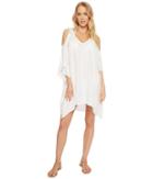 Echo Design Cold Shoulder Dress (white) Women's Dress