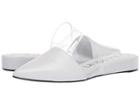 Calvin Klein Charmone (white Leather/clear Lucite) Women's Shoes