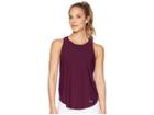 Under Armour Vivid Keyhole Back Tank Top (merlot/merlot/metallic Iron) Women's Sleeveless