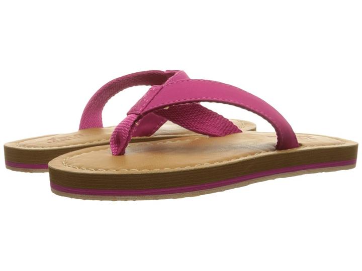 Polo Ralph Lauren Kids Lia (little Kid) (fuchsia Sportbuck) Girl's Shoes