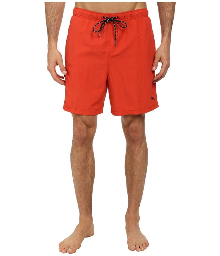Tommy Bahama The Naples Happy Go Cargo 6 Swim Trunks (red Hot) Men's Swimwear