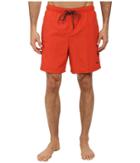 Tommy Bahama The Naples Happy Go Cargo 6 Swim Trunks (red Hot) Men's Swimwear