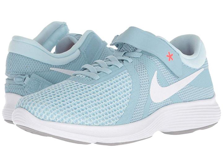 Nike Revolution 4 Flyease (ocean Bliss/white/glacier Blue/solar Red) Women's Running Shoes