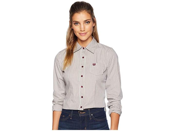 Cinch Long Sleeve Stripe (multicolored) Women's Clothing