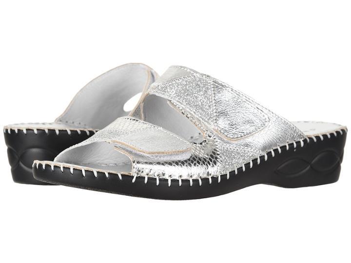 David Tate Flex (silver Multi) Women's Sandals