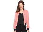 Just Cavalli Dolly Parton Zip-up Jacket (pink) Women's Coat