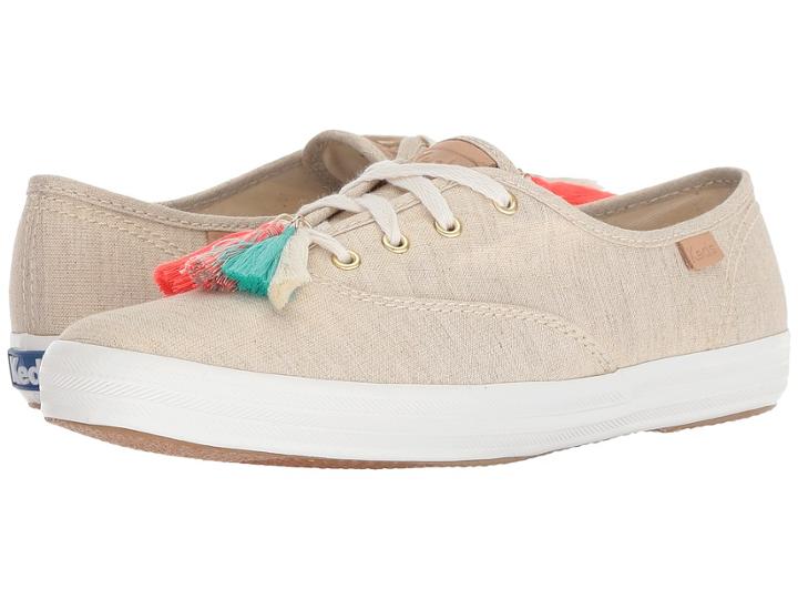 Keds Champion Tassel (natural/gold) Women's Lace Up Casual Shoes