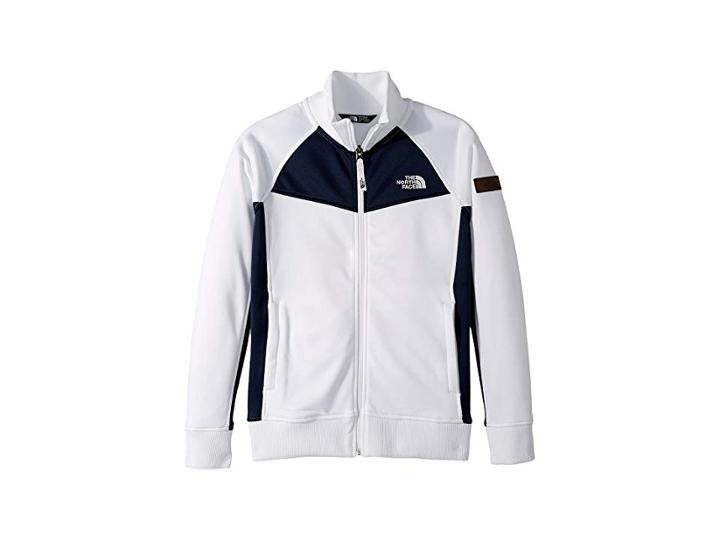 The North Face Kids Take Back Track Jacket (little Kids/big Kids) (tnf White/urban Navy (prior Season)) Girl's Coat